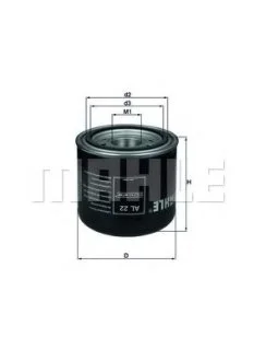 Картридж осушителя воздуха MAHLE / KNECHT AL 22
