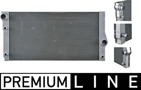 Радиатор охлаждения двигателя F01/F02/F03/F04/F07/F10/F11 3.0 (Premium Line! OE) MAHLE / KNECHT CR 1148 000P