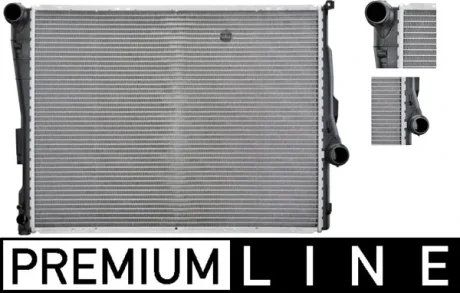 A_Радиатор 445 mm BMW 3 (E46) MAHLE / KNECHT CR458000P