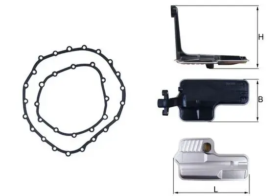 Фильтр АКПП (к-т) AUDI A4/A5/A6/A7 "07-18 MAHLE / KNECHT HX192D (фото 1)
