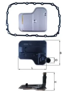 Фильтр гидравлический АКПП MAHLE / KNECHT HX240D