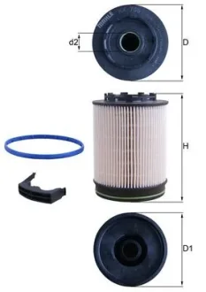 Фільтр паливний MAHLE / KNECHT KX705D
