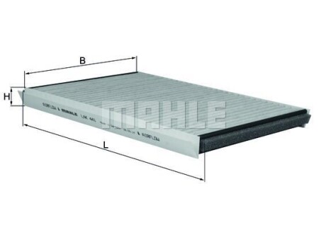 Фильтр салона Mahle Hyindai i30 -2012, Kia Ceed -2012 MAHLE / KNECHT LAK441