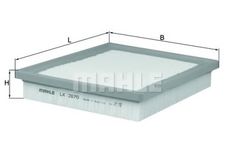 Воздушный фильтр MAHLE / KNECHT LX2870