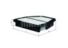 Фильтр воздушный Mahle Chevrolet, Opel, Vauxhall MAHLE / KNECHT LX2965 (фото 1)