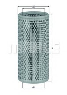 Фильтр воздушный Mahle Citroen, Peugeot MAHLE / KNECHT LX502
