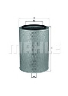 Фильтр воздушный Mahle Kassbohrer, Daimler MAHLE / KNECHT LX674