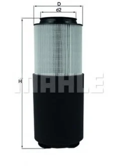 Фильтр воздушный Mahle Volvo MAHLE / KNECHT LX976