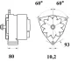 Генератор MAHLE / KNECHT MG 460 (фото 2)