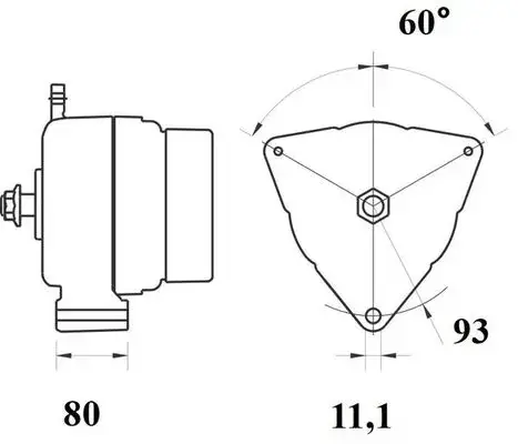 Генератор MAHLE / KNECHT MG 795 (фото 1)