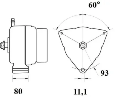 Генератор MAHLE / KNECHT MG 795