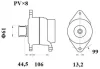 Генератор MAHLE / KNECHT MG 802 (фото 2)