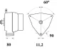 Генератор MAHLE / KNECHT MG 806 (фото 2)