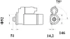 Стартер MAHLE / KNECHT MS 781 (фото 2)