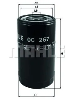 Фильтр масляный MAHLE / KNECHT OC267