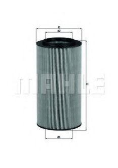 Масляный фильтр MAHLE / KNECHT OX 561D