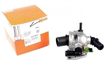 Термостат системи охолодження (88°C, в корпусі) ALFA ROMEO MITO FIAT 500, 500 C, DOBLO, DOBLO CARGO, DOBLO/MINIVAN, FIORINO, FIORINO/MINIVAN, GRANDE PUNTO, IDEA, LINEA, PUNTO 1.2/1.3D/1.4 04.05- MAHLE / KNECHT TI 173 88