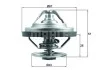 Термостат MAHLE / KNECHT TX 158 83 (фото 1)