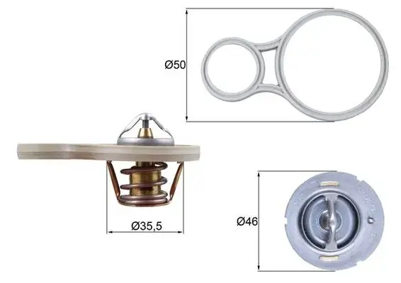 Термостат MAHLE / KNECHT TX25591 (фото 1)