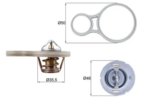 Термостат MAHLE / KNECHT TX25591