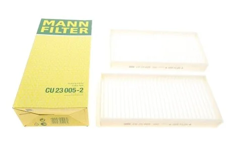Фильтр салона (к-кт) -FILTER MANN CU 23 005-2