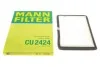 Фильтр салона -FILTER MANN CU 2424 (фото 1)