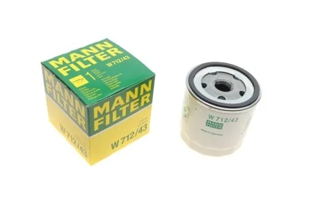 Фильтр масляный -FILTER MANN W 712/43