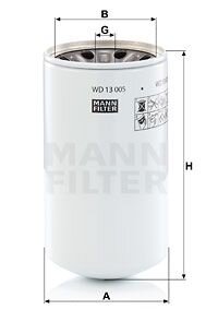 Фільтр гідравлічний MANN WD13005X