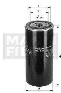 Фільтр масляний MANN WD1314518 (фото 1)