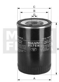 Паливний фільтр AM ASC 110 D, ASC 150 D CASE IH 821 E, AF4130, 6165 CVT, 6180 CVT, 6200 CVT, 6210 CVT, 6225 CVT, 100, 110, 110 CVX, 115, 120, 120 CVX, 125, 130, 130 CVX, 135, 140 MANN WK929