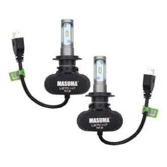 Лампа светодиодная LED H7 6000K 4000Lm PX26d, Комплект 2шт  MASUMA L670