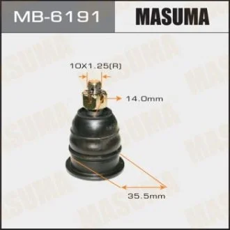 Опора шаровая передн верхн EG#, EH1, EK#, EJ7 HONDA ACCORD IX 2.4 (MB-6191) MASUMA MB6191