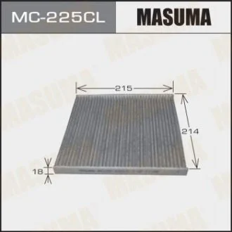Фільтр салону AC-102 вугільний (MC-225CL) MASUMA MC225CL