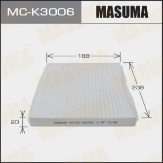 Фильтр салона AC9407C HYUNDAI/ TUCSON/ V2000 V2700 04- MASUMA MCK3006