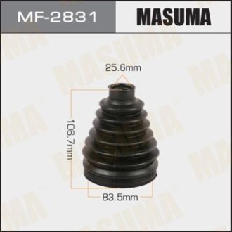 Пыльник шруса MF-2831 (пластик) + спецхомут (MF-2831) MASUMA MF2831