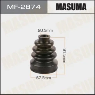Пильник шруса HONDA CIVIC VIII (05-12), HONDA JAZZ II, HONDA CIVIC VII (MF-2874) MASUMA MF2874