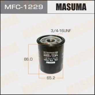 Фильтр масляный Nissan Micra (00-10), Note (06-13) (MFC-1229) MASUMA MFC1229