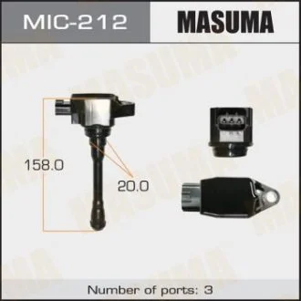 Катушка зажигания (MIC-212) MASUMA MIC212