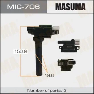 Катушка зажигания Suzuki SX4 / M16A Аналог MIC-705  MASUMA MIC706