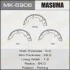 Колодки гальмівні стояночного гальма Mitsubishi ASX (10-), Lancer, Outlander (07-15) (MK-6906) MASUMA MK6906 (фото 1)