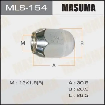 Гайка колеса (MLS-154) MASUMA MLS154 (фото 1)