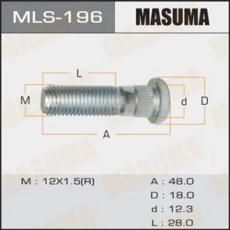 Шпилька колеса Honda Accord (17-) (MLS-196) MASUMA MLS196