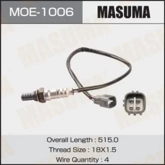 Датчик кислорода (лямбда-зонд) Toyota Highlander (00-07) (MOE-1006) MASUMA MOE1006