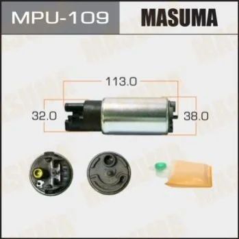 Бензонасос електричний (+сітка)) Honda/ Mitsubishi/ Subaru/ Toyota (MPU-109) MASUMA MPU109 (фото 1)