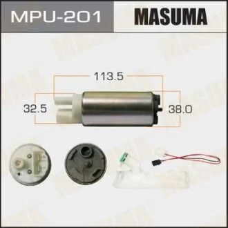 Бензонасос электрический (+сеточка) Nissan/ Subaru (MPU-201) MASUMA MPU201