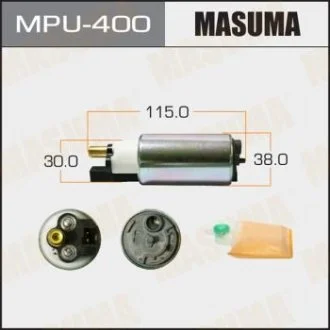 Бензонасос електричний (+сітка)) Suzuki (MPU-400) MASUMA MPU400