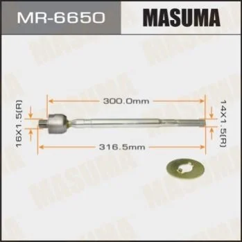Тяга рульова Subaru Forester (-08), Impreza (-16), Legacy, Outback (-14) (MR-6650) MASUMA MR6650 (фото 1)