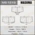 Колодки тормозные передн AN-303WK, NP1098, P83009 MASUMA MS1219 (фото 1)