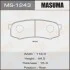 Колодки тормозные задн Lexus GX 460 (09-)/ Mitsubishi Pajero (06-)/ Toyota Land Cruiser Prado (05-) (MS-1243) MASUMA MS1243 (фото 1)