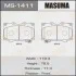 Колодки тормозные (MS-1411) MASUMA MS1411 (фото 1)